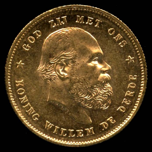 10 гульденов — Яркий коллекционный экземпляр 1876