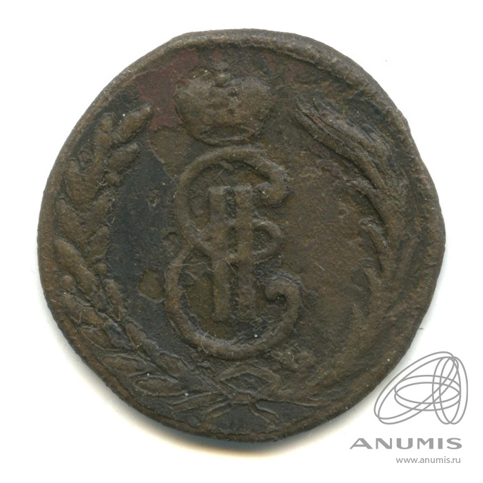 1 копейка 1773 КМ — Сибирская монета