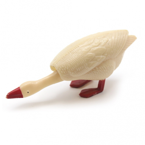 Игрушка «Гусь», 9×3,5 см, пластик. Голова двигается