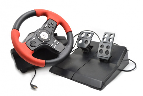 Руль Logitech Formula Force EX, в коробке. Размер 29×29 см