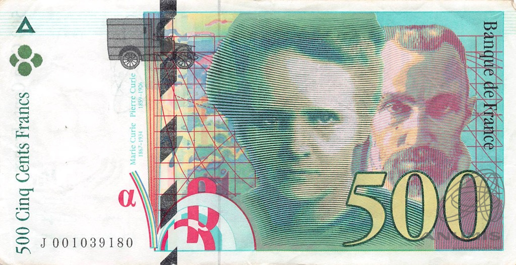 T me banknotes франция