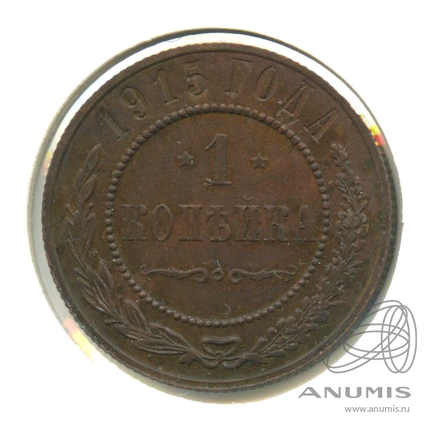 1 копейка 1915 — В холдере
