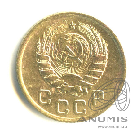 1 копейка 1937 — Венок 11 лент