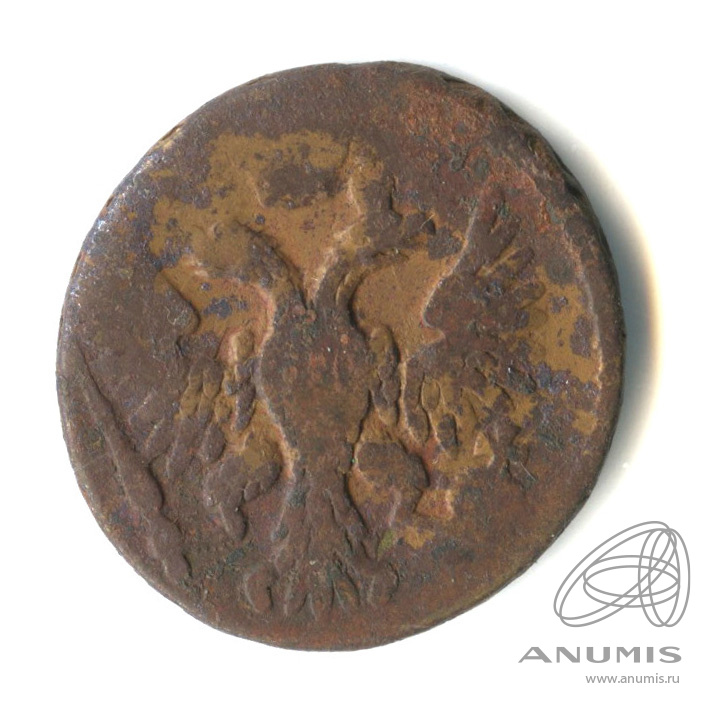 Деньга (½ копейки) 1750 — (½ копейки) - Орел 1744, 1748 г (Орел 1744, 1748 г.)