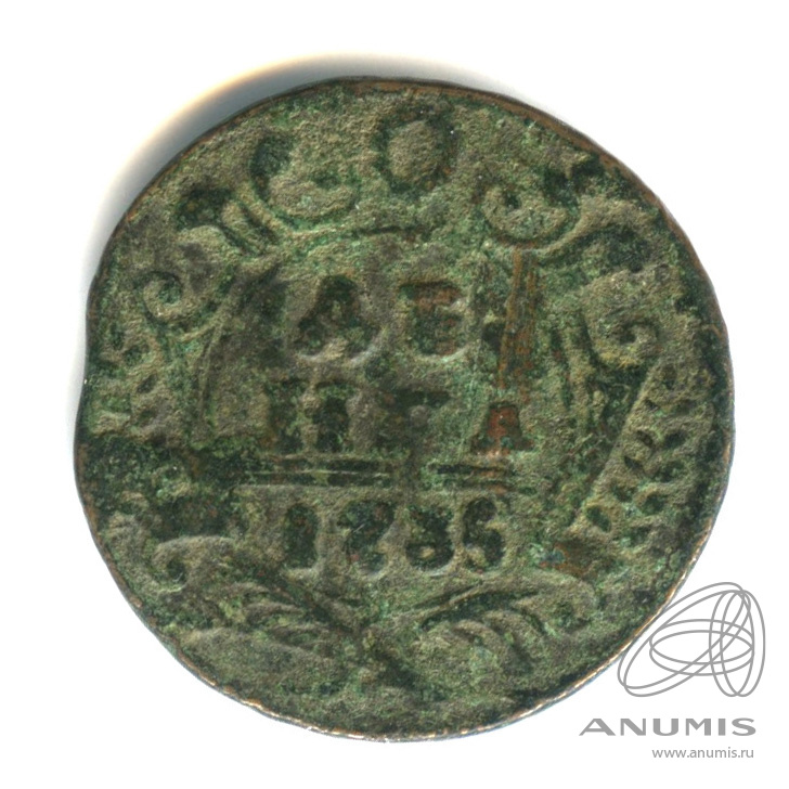 Деньга (½ копейки) 1735 — (½ копейки) - Орел 1730 г (Орел 1730 г.)