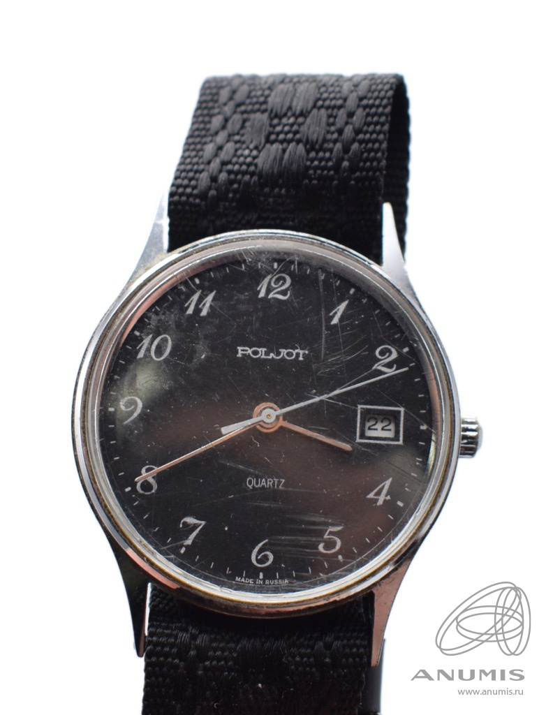 Часы наручные «POLJOT» ⌀ 3 см. Лот №6428. Аукцион №277. – ANUMIS