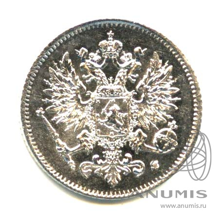 25 пенни 1916 S — Для Финляндии. Яркий штемпельный блеск
