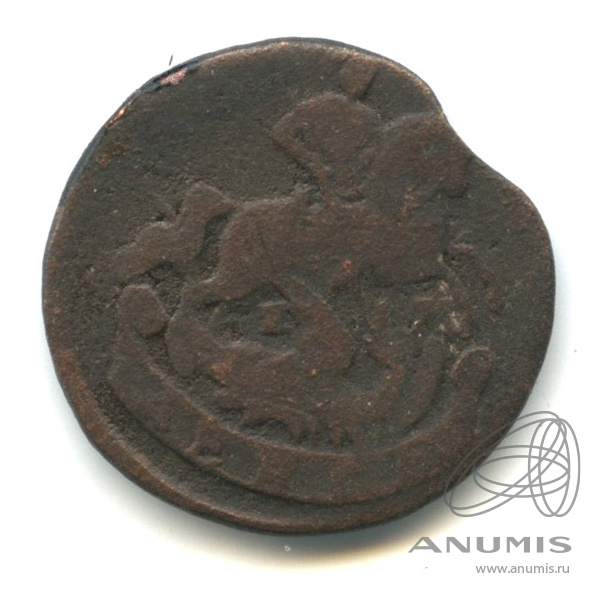 Деньга 1767 ЕМ — ½ копейки