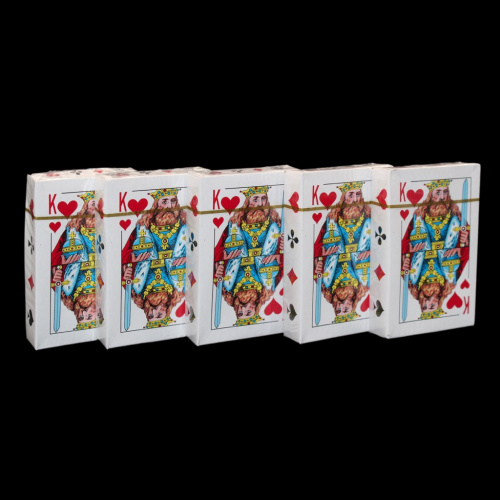 Лот колод игральных карт, 5шт, (1 колода — 54 карты). Новые, в закрытых упаковках