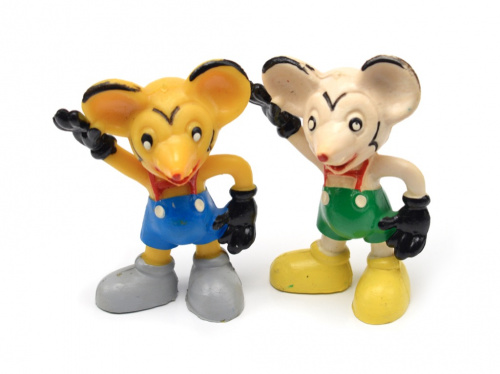 Резиновые игрушки «Микки», 2 шт