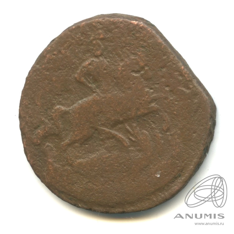 1 копейка 1761 — Вензель императрицы Елизаветы
