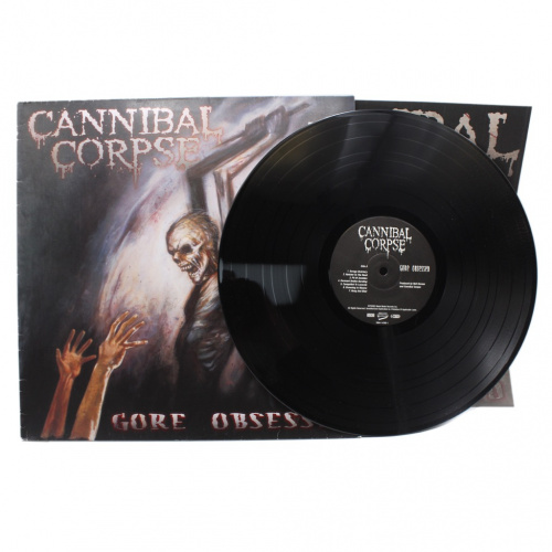 Пластинка «Gore Obsessed». Исполнитель: CANNIBAL CORPSE. Типоразмер: 12″ «Гигант» 2002