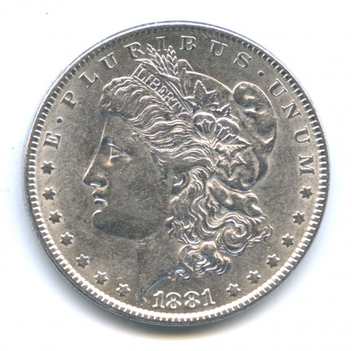 1 доллар 1881
