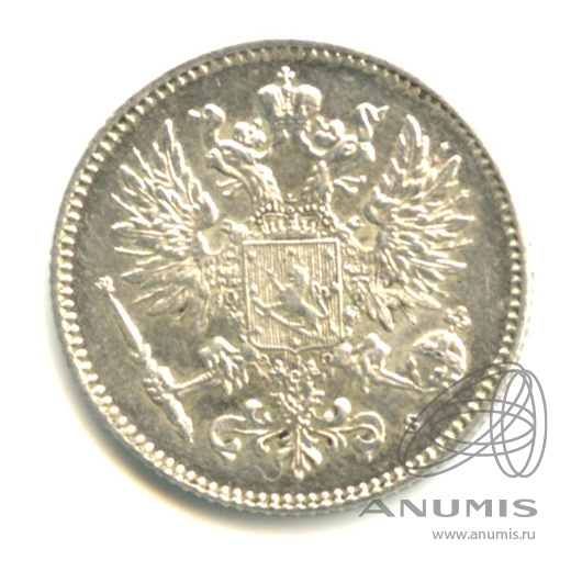 50 пенни 1916 S — Для Финляндии