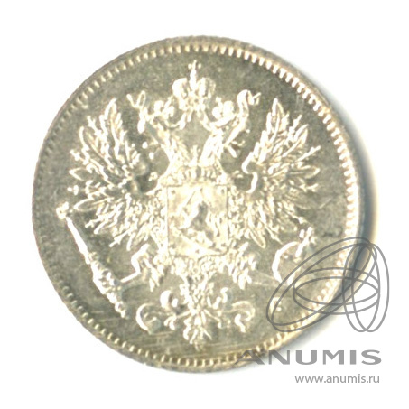25 пенни 1916 S — Для Финляндии. патина