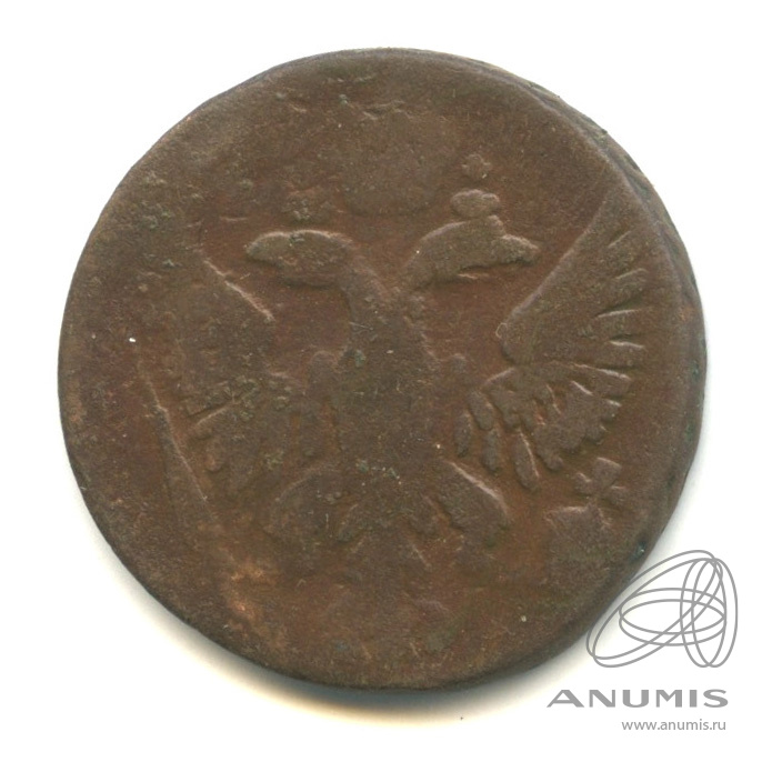 Деньга 1753 — ½ копейки