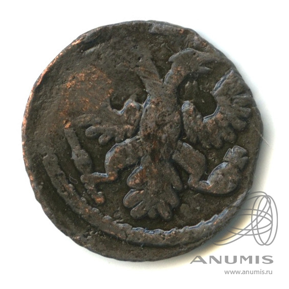 Полушка (¼ копейки) 1735 — (¼ копейки) - Орел 1730 г (Орел 1730 г.)