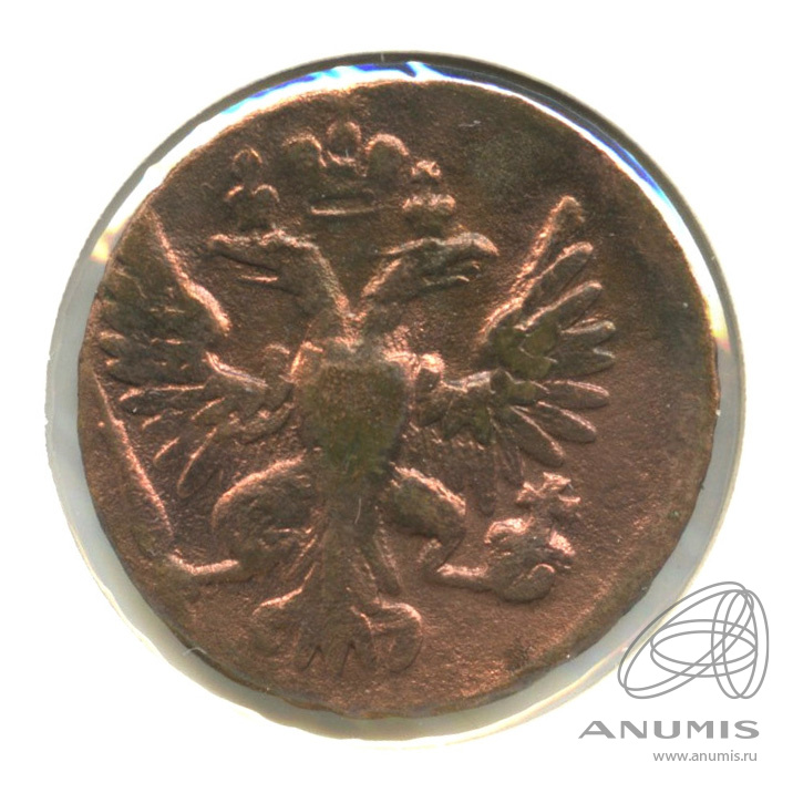 Деньга (½ копейки) 1751 — (½ копейки) - Орел 1748 г. В холдере (Орел 1748 г.)