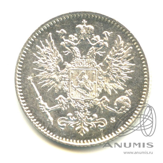 50 пенни 1916 S — Для Финляндии