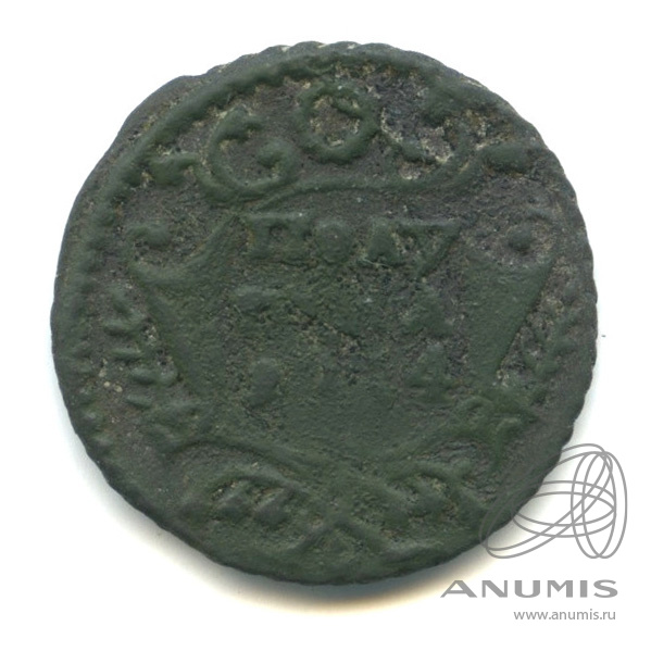 Полушка (¼ копейки) 1734 — ¼ копейки) - Орел 1730 г(?)(? (Орел 1730 г.)