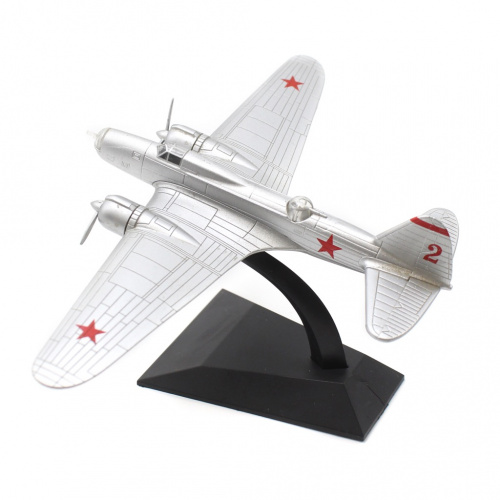 Масштабная модель самолета на подставке — 18×12 см