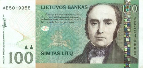 100 литов 2007