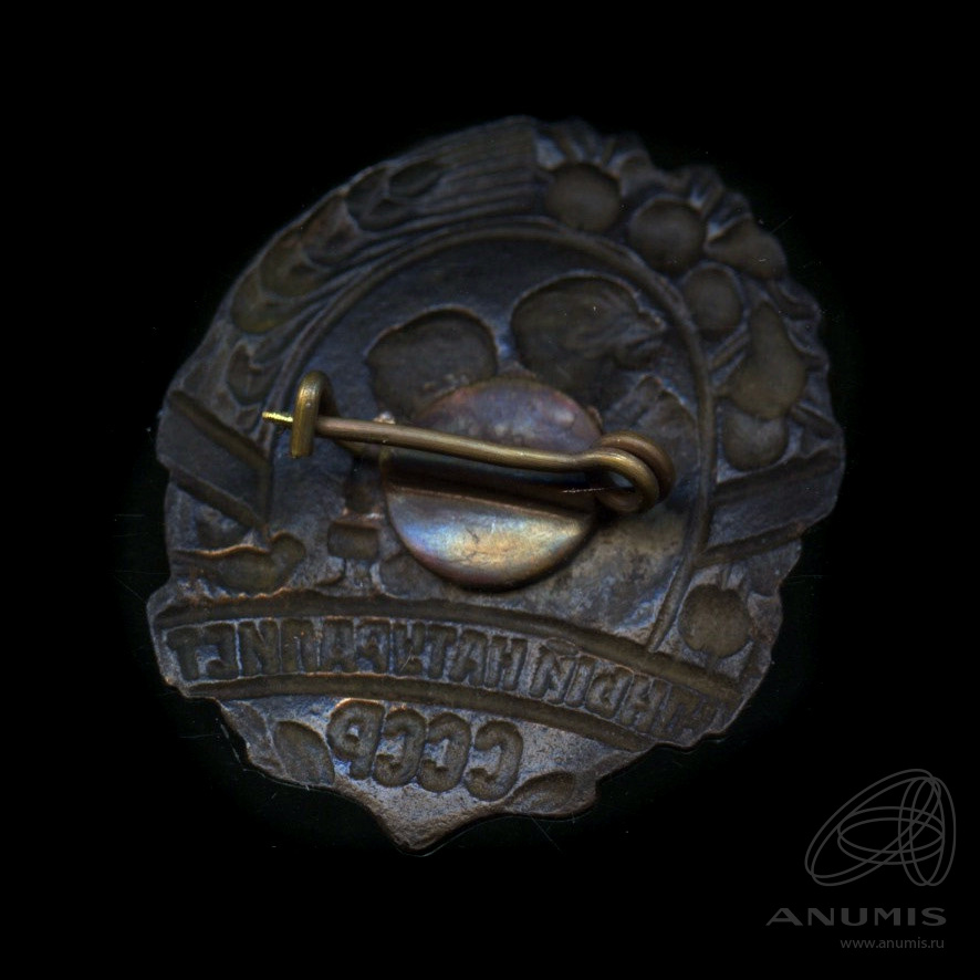 Знак «Юный натуралист СССР» Крепление: булавка Тяжелый, эмаль ...