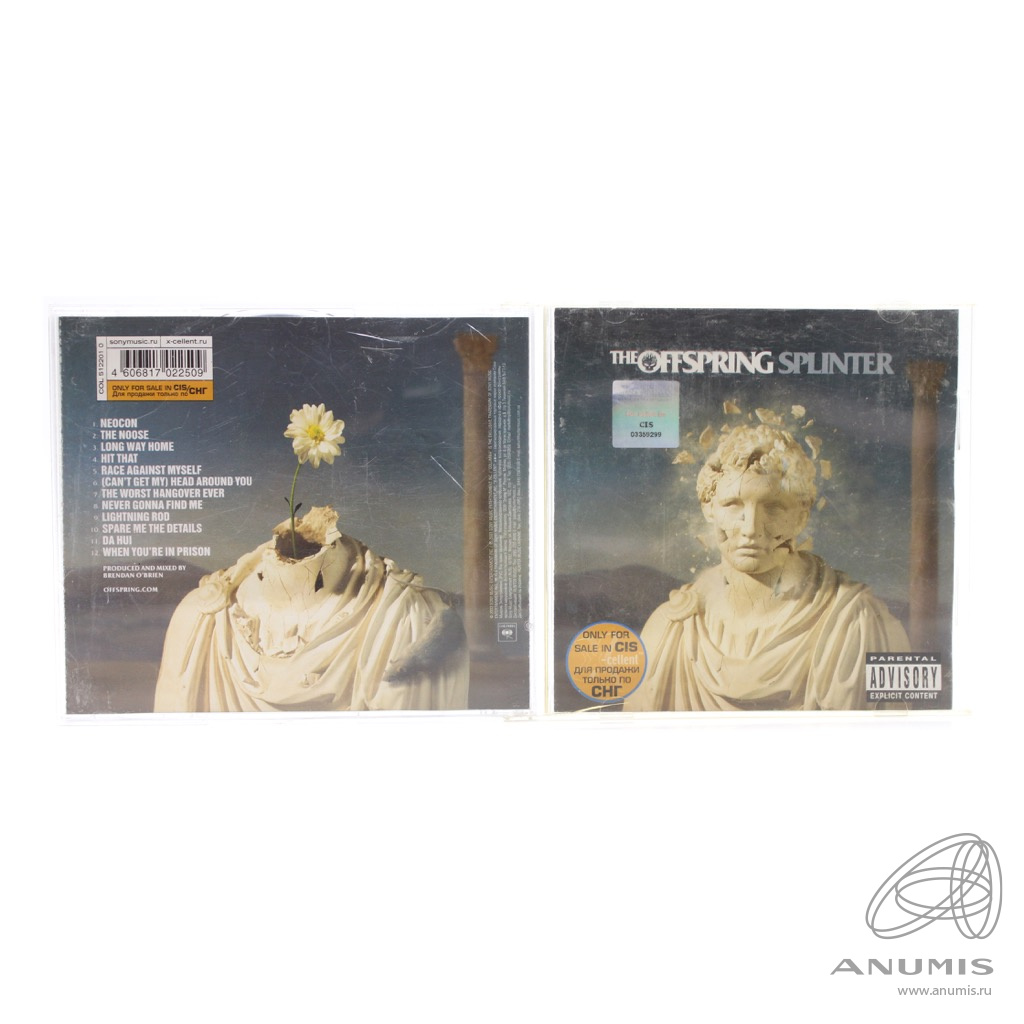CD диск «The Offspring Splinter» 2003. Лот №6079. Аукцион №296