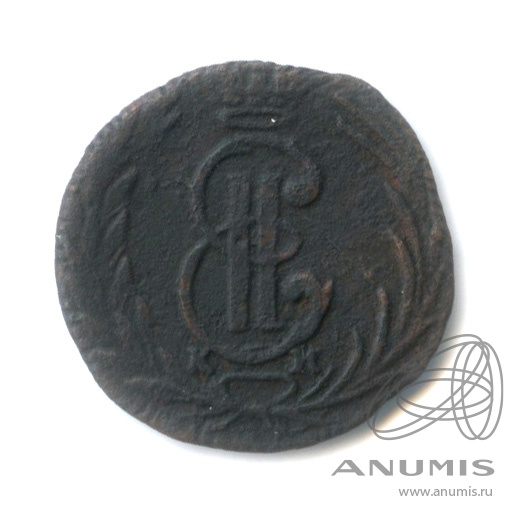 Полушка (¼ копейки) 1770 КМ — (¼ копейки) - Вензель Екатерины II, Сибирь