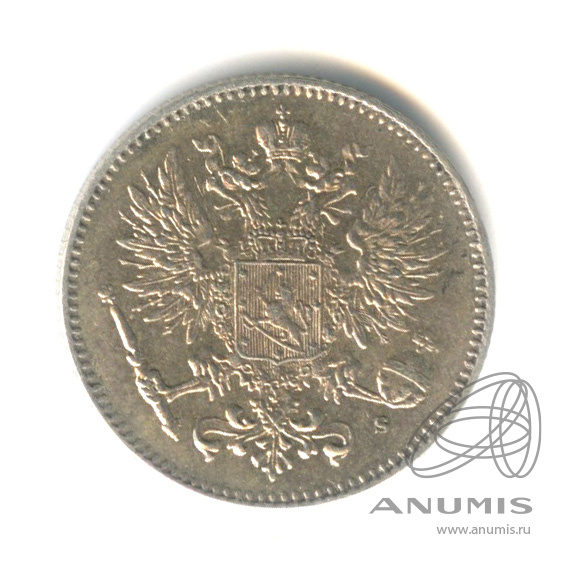 50 пенни 1915 S — Для Финляндии