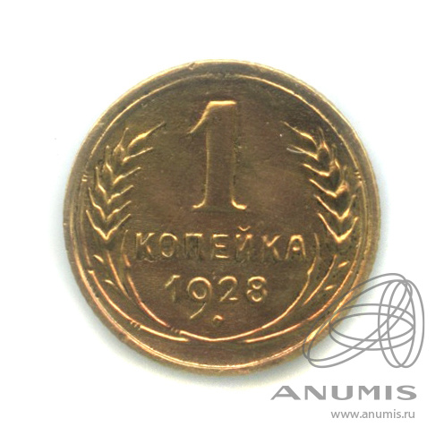 1 копейка 1928 — В холдере