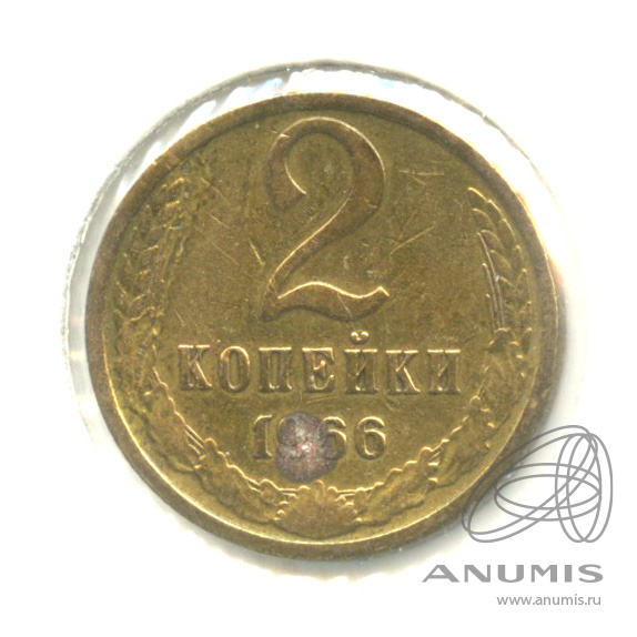 2 копейки 1966 — В холдере