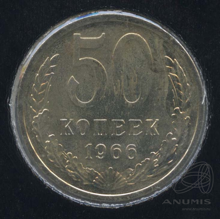 50 копеек 1966 — В холдере