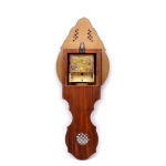 Часы настенные «Янтарь». Деревянный корпус. Размер 16×42 см (СССР) #2