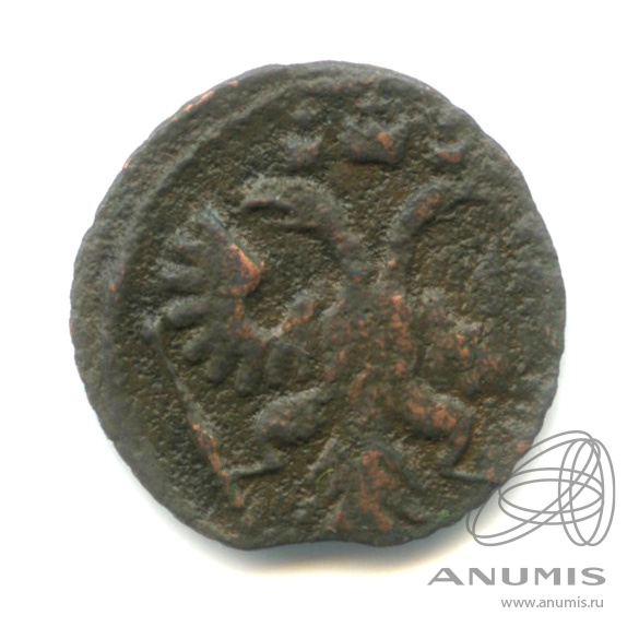 Полушка (¼ копейки) 1736 — (¼ копейки) - Орел 1735 г (Орел 1735 г.)