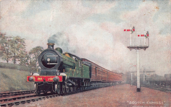 Карточка почтовая «Scotch Express»
