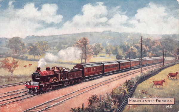 Карточка почтовая «Manchester Express»