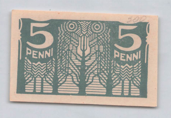 5 пенни (Pick: # 39) ND(1919)