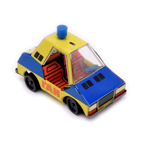 Игрушка «Автомобиль ГАИ». Металл. Размер 9,5×6 см