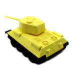 Игрушка механическая «Танк». Пластмасса. Размер 10×17 см. Дефекты: Требуется ремонт пушки (СССР) #2