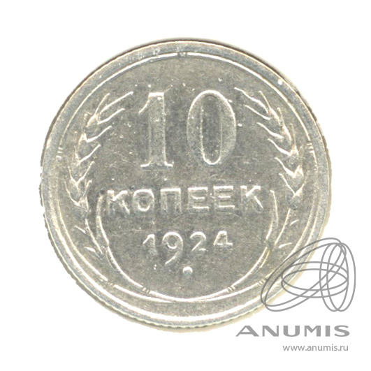 10 копеек 1924 — В холдере