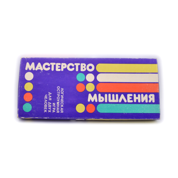 Логическая остроумная игра для двух человек «Мастерство мышления». В упаковке. Размер 33×14 см