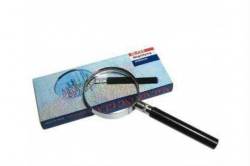 Лупа MAGNIFYING GLASS 60 мм. Кратность хшш. Увеличивающий элемент — стекло. Новая в упаковке