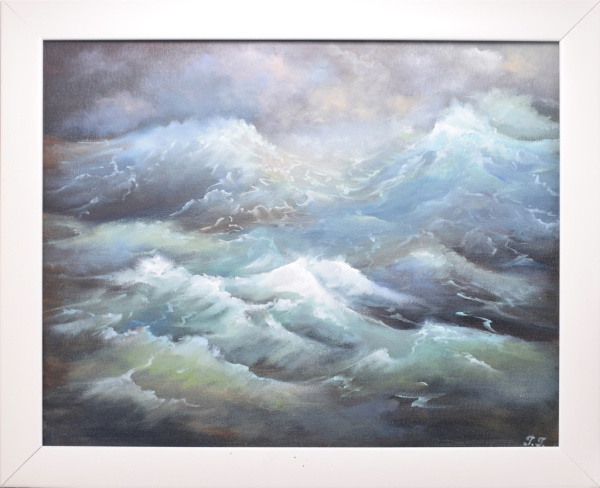 Картина «Шторм». Масло, холст. Размер 56×46 см
