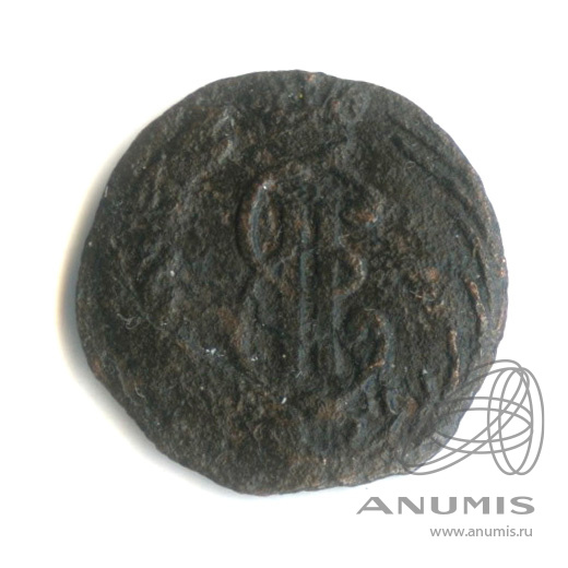 Полушка (¼ копейки) 1771 КМ — (¼ копейки) - Вензель Екатерины II, Сибирь