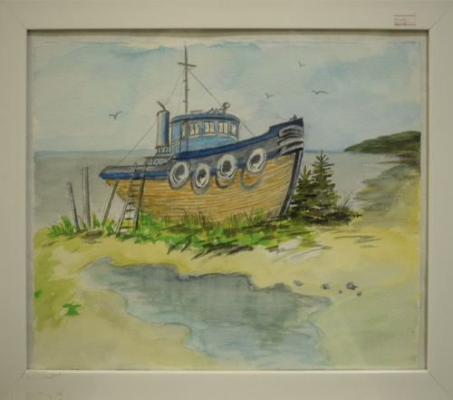 Картина «Катерок». Автор: Галина Гусева. Акварель, бумага. Размер 44×34 см