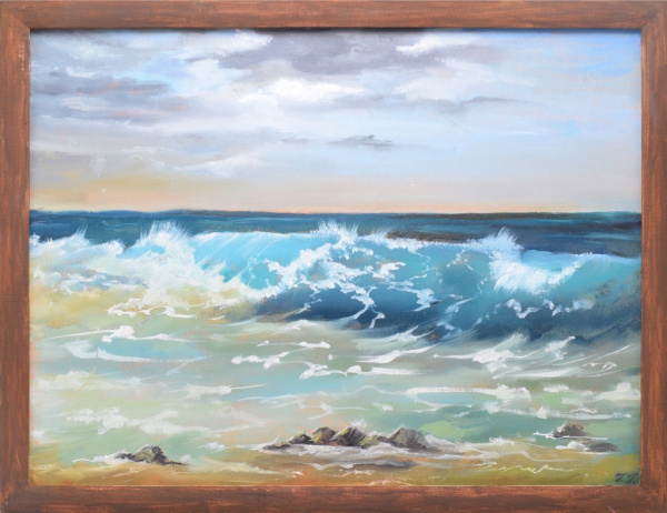 Картина «Море». Масло, холст. Размер 30×40 см