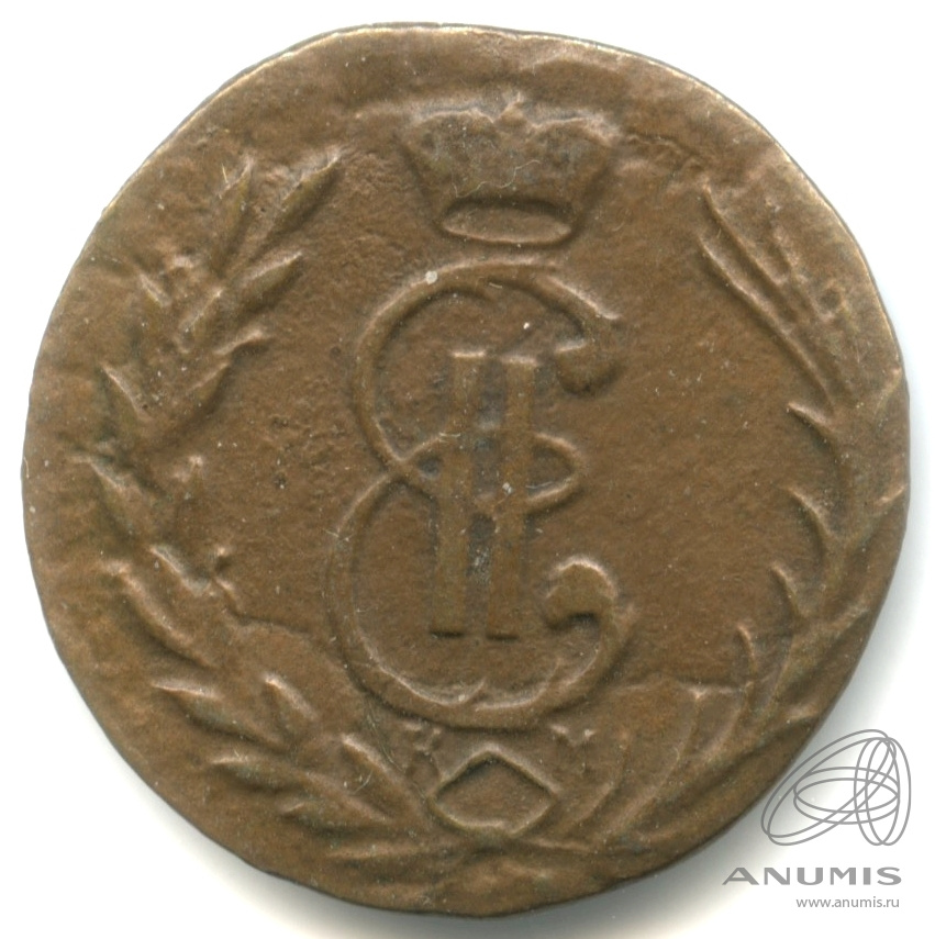 1 копейка 1771 КМ — Сибирская монета