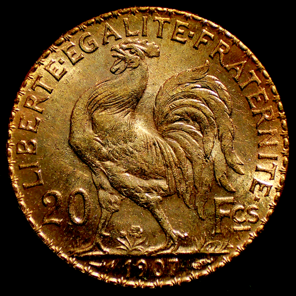 20 франков (Регулярный выпуск) 1907
