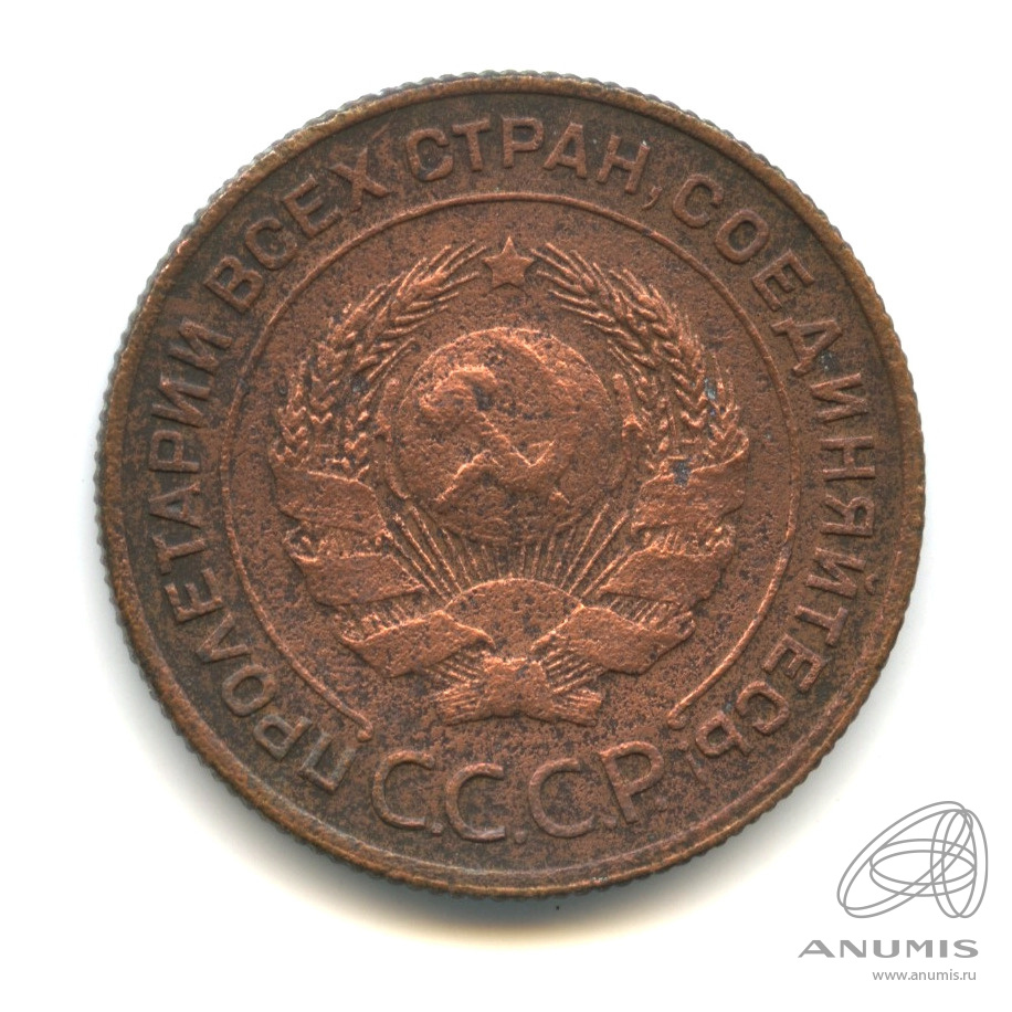 2 копейки 1924 — Гурт рубчатый. На Николаевском кружке